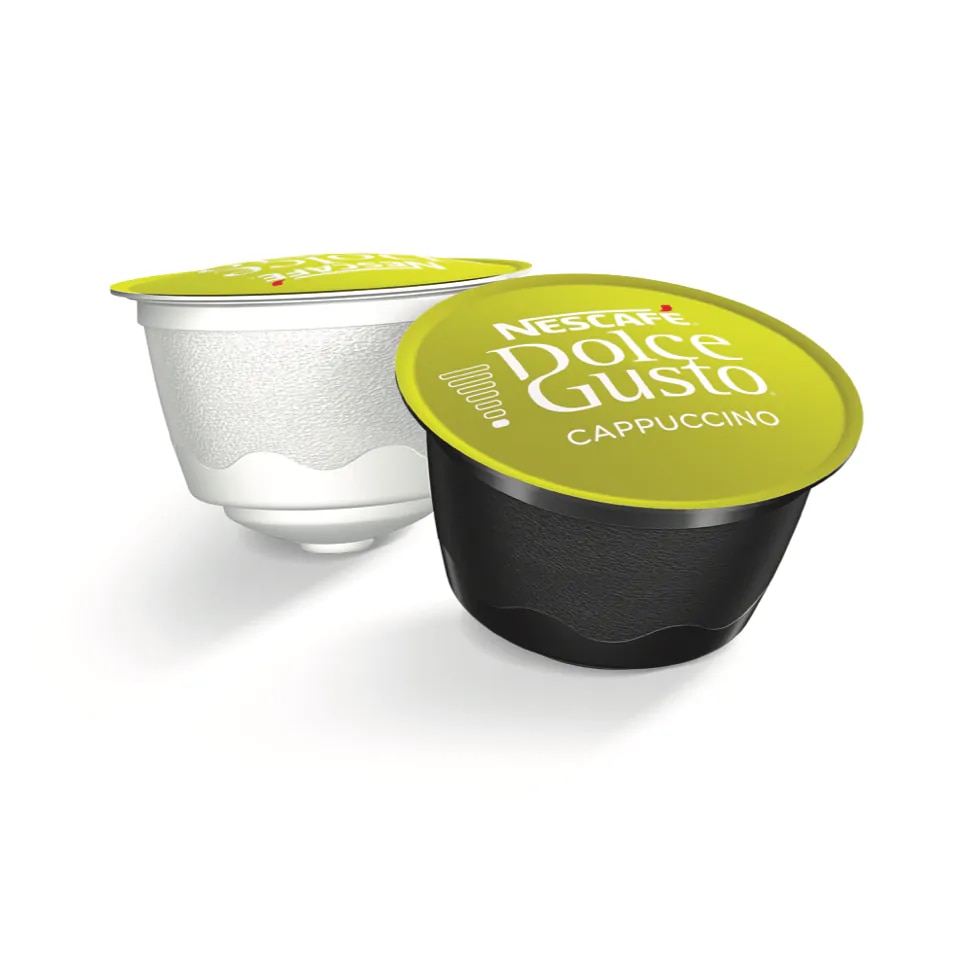 Cappuccino coffee capsule