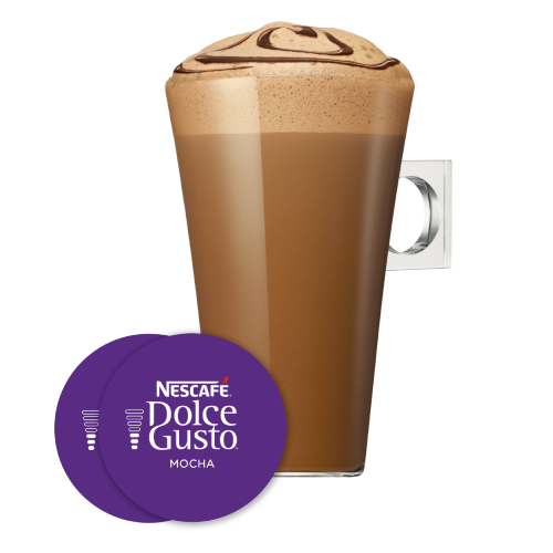 Capsule met kop chocolademelk NESCAFÉ Dolce Gusto Mocha 16 Capsules