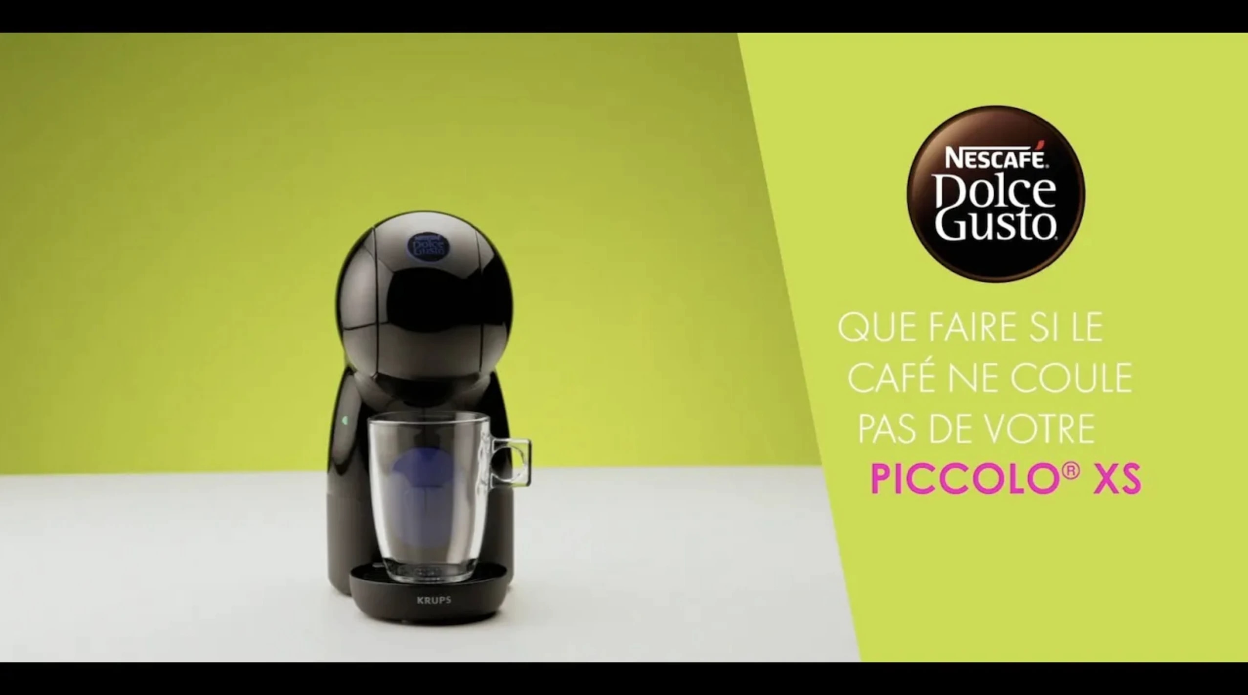 Le café ne coule pas de votre PICCOLO® XS - NESCAFE® DOLCE GUSTO® by KRUPS®